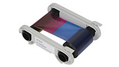 Полноцветная лента  (YMCKOK) для двусторонней печати на 200 оттисков с чистящим роликом в Орске